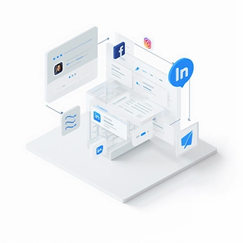 Connecting the site to social media