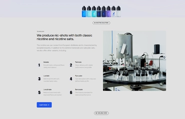Corporate website example