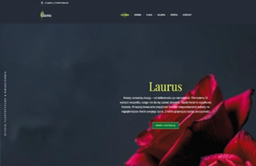 Flower shop website in Poland