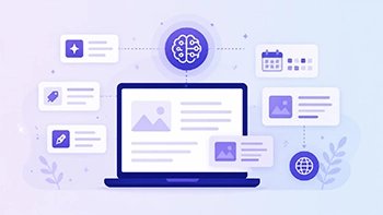 Automatic site content generation using neural networks