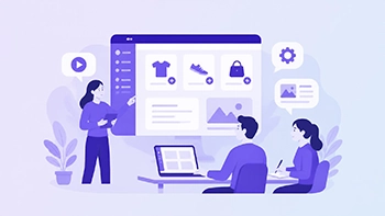 Training the client's team to use the site's control panel