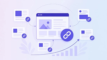 Backlinks to the site and the growth of its search authority