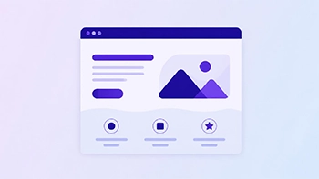 A single-page landing site for advertising and collecting leads