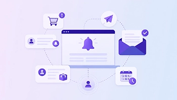 Notifications about new enquiries by email, SMS and messenger
