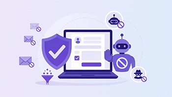 Protecting site forms against spam and automated bots