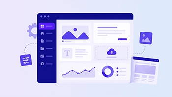 A site control panel for editing text yourself