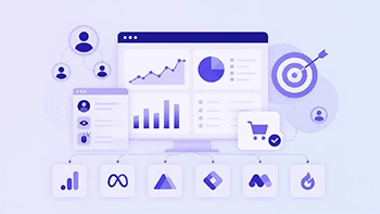 Connecting advertising systems and tracking pixels to the site