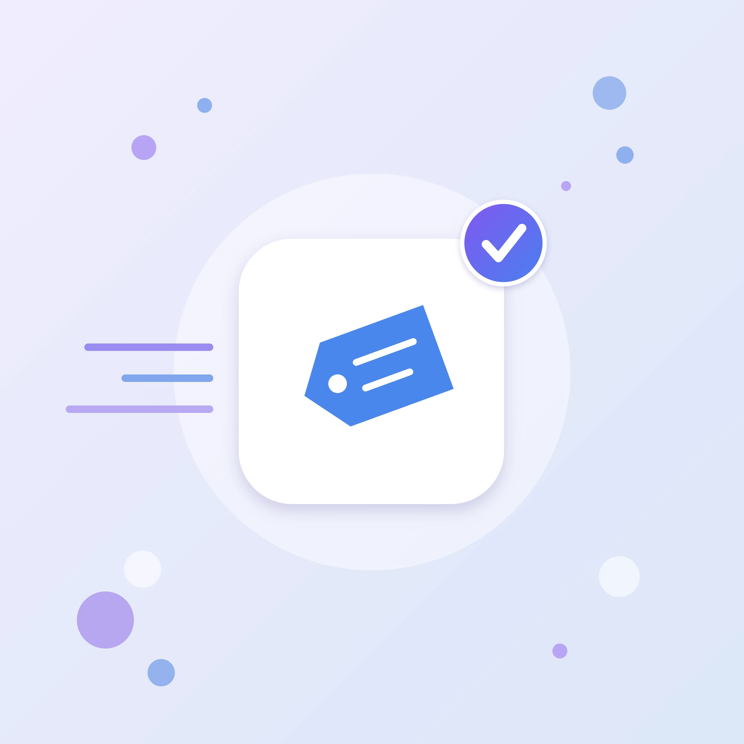 Google Tag Manager setup icon: a tag with a hole, managing website tracking codes