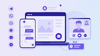 Connecting WhatsApp, Telegram and Signal messengers to the site