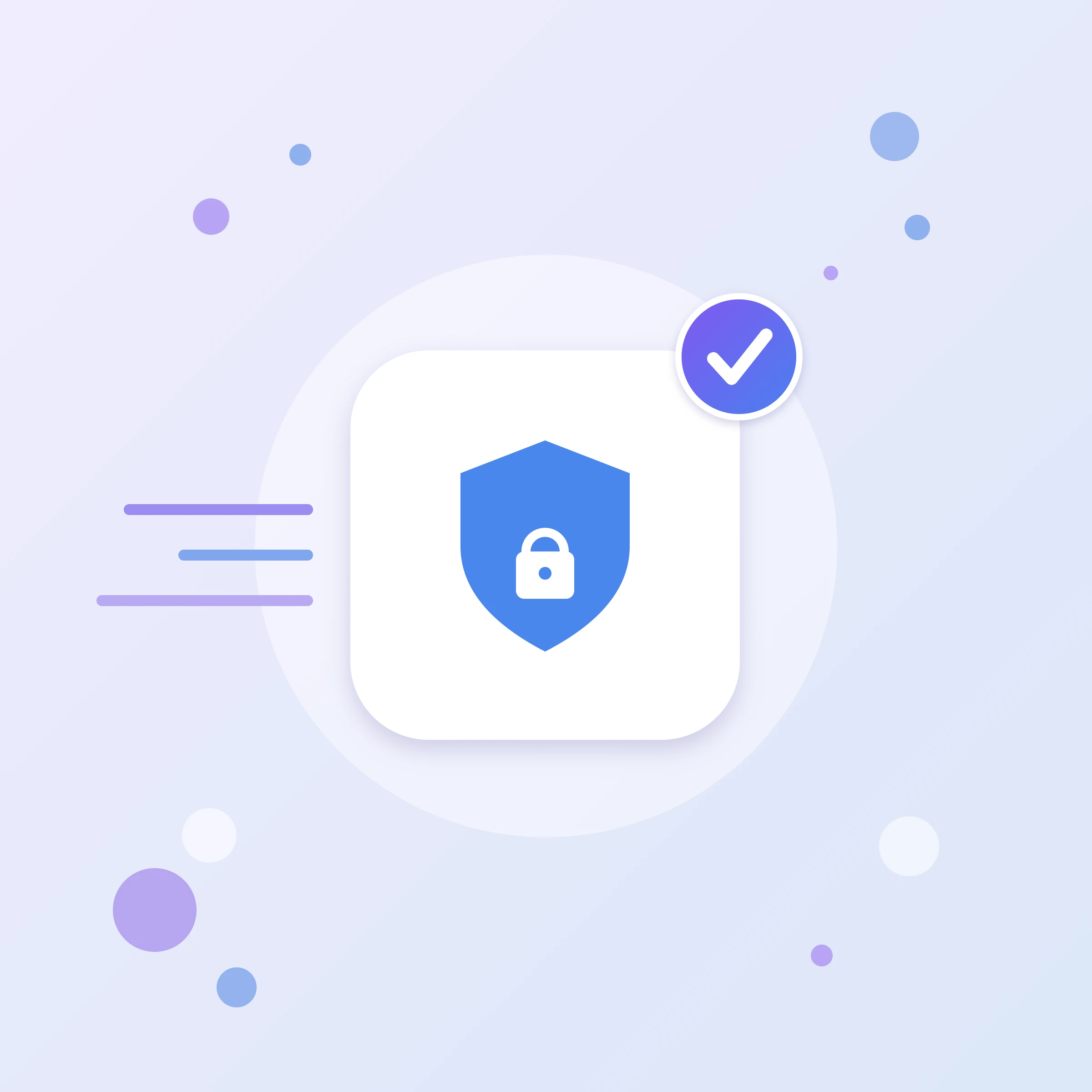 reCAPTCHA form protection icon: a shield with a padlock, protecting website forms from spam