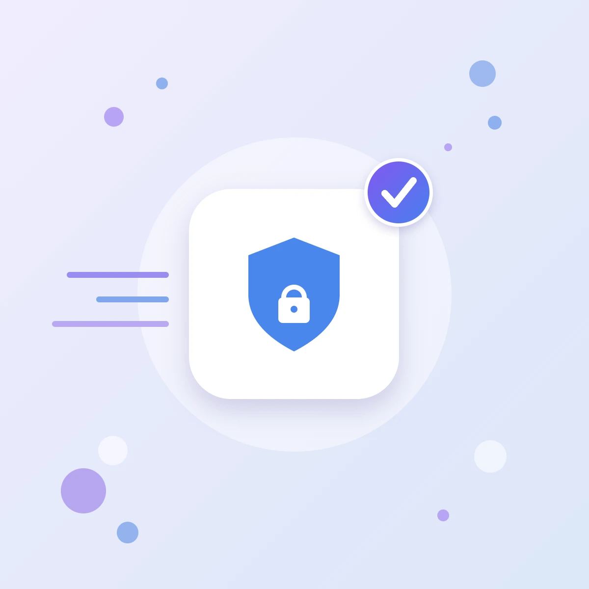 reCAPTCHA form protection icon: a shield with a padlock, protecting website forms from spam