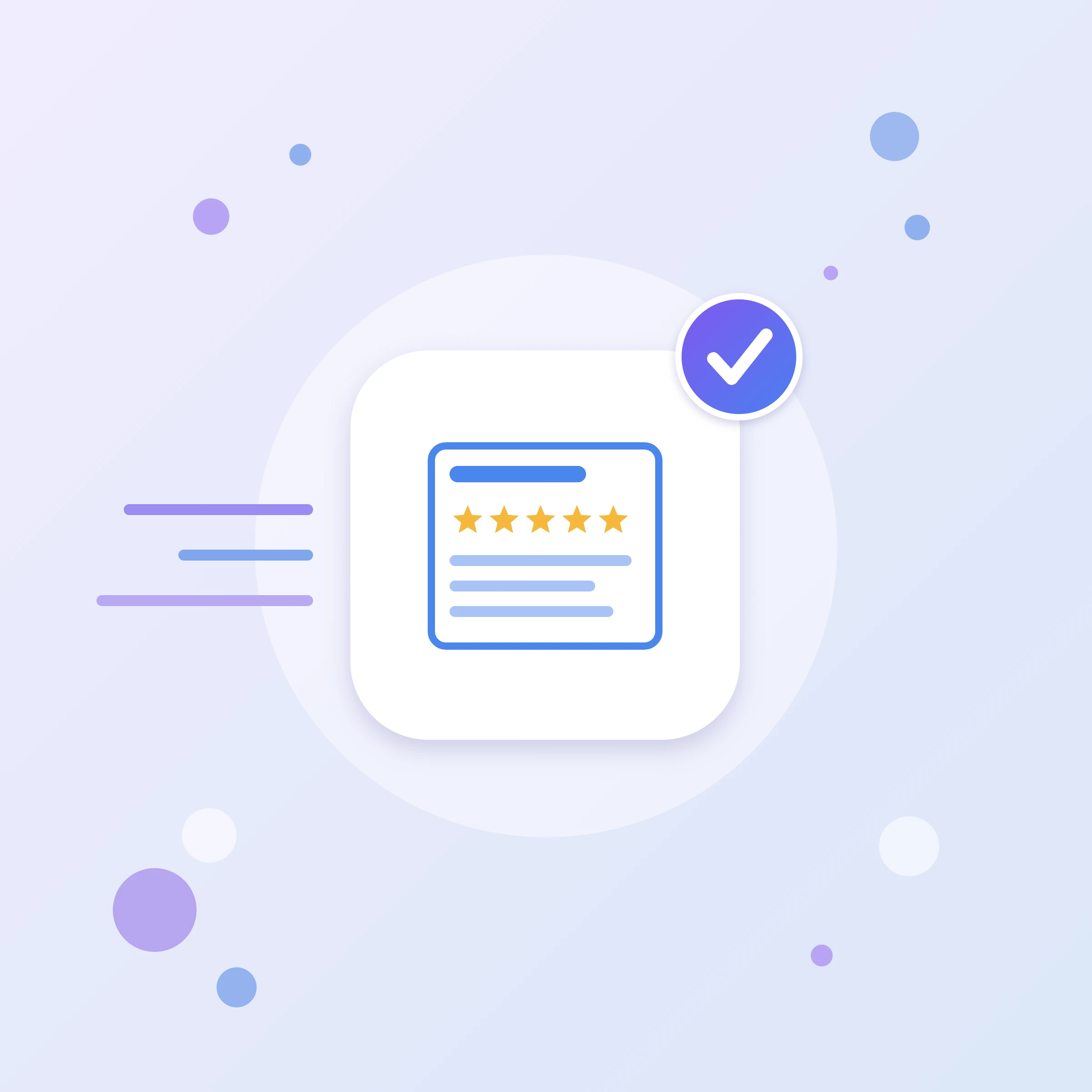 Structured data for Google rich results icon: a search result card with stars
