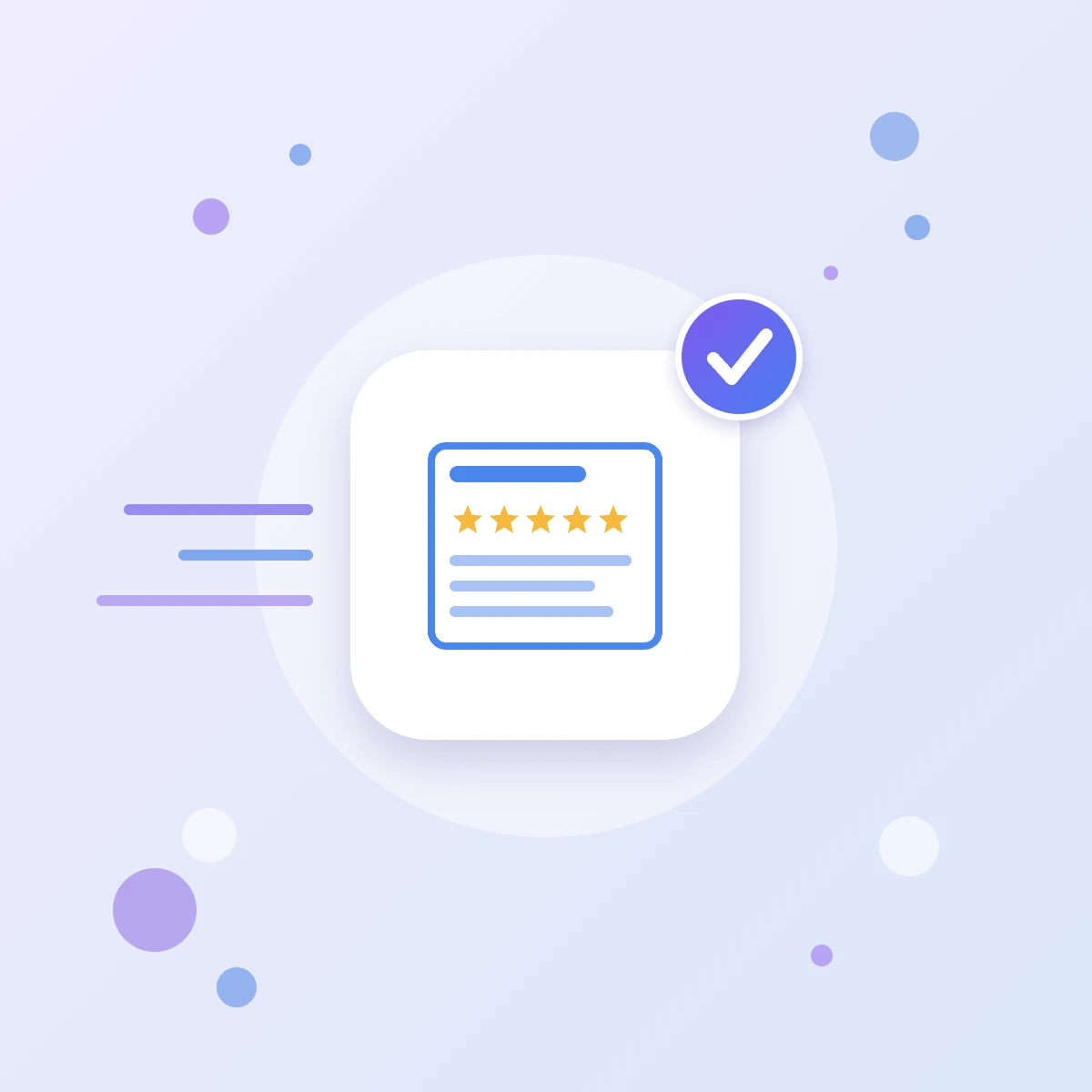 Structured data for Google rich results icon: a search result card with stars