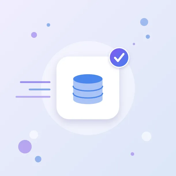 Google Analytics 4 to BigQuery export icon: a database, a store for raw website events